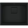 Franke: Lavello una vasca Vasche Sottotop Kubus 2 KNG 110-52 125.0718.450 finitura black matt da 52x42 cm