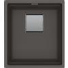Franke: Lavello una vasca Vasche Sottotop Kubus 2 KNG 110-37 125.0714.192 finitura grigio ardesia da 37x42 cm