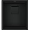 Franke: Lavello una vasca Vasche Sottotop Kubus 2 KNG 110-37 125.0718.448 finitura black matt da 37x42 cm