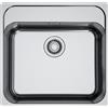 Franke PRONTA CONSEGNA - Franke: Lavello una vasca Smart Incasso SRX 210-50 TL 127.0704.667 finitura inox satinato da 53x51 cm