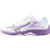 Mizuno Scarpe indoor da donna Mizuno Thunder Blade Z White/Patrician Purple/Quince EUR 38,5