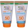 L'oreal Italia SpA Div. CPD Garnier Ambre Solaire Advanced Sensitive Kids Sp50+ Baby Set da 2 2x50 ml Crema solare