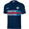 Sparco T-Shirt Replica Martini Racing (Blu Marine, M IT Uomo)