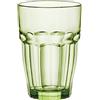 Bormioli Rocco Rock Bar Lounge Mint Long drink bicchieri 370ml, verde, indurito