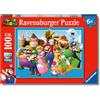 Ravensburger - Puzzle 100 Pezzi XXL Super Mario, Idea Regalo per Bambini 6+ Anni, Gioco Educativo e Stimolante