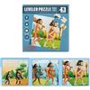 shineFinder Gioco magnetico puzzle - giochi da viaggio per bambini dai 3 4 5 anni - per lavoro in aereo/auto bambini (passo 6 | Evolution)