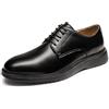 Bruno Marc Scarpe Uomo Eleganti Stringate Derby Uomo Basse Oxford Scarpe Sportive Oxford retrò da Uomo,Size 43,Nero,SBOX2402M