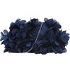 LA HUATE Pochette da donna in raso con fiori da sera, elegante, per feste, balli di fine anno, matrimonio, borsa a tracolla con catena, Blu, Taglia unica