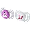 Chicco Neobaby Succhietto Light con Tettina Anatomica in Silicone Maxi 12 Mesi+ 2 Pezzi, Rosa