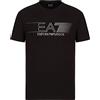 Emporio Armani Maglietta T-Shirt Uomo EA7 6KPT15 PJ03Z, Manica Corta, Girocollo (M, Nero)