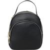 Cheval Firenze Zaino Zodiac, Vera Pelle Made in Italy (Nero)