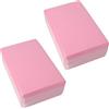 Penlimly 2 Pezzi Blocchi Yoga, M-attone Yoga in Schiuma EVA ad Alta Densità, Blocchi da Yoga Leggero Antiscivolo Mattoncini Fitness per Pilates Yoga Esercizi Meditazione Stretching, Supporta e Rafforza le Pose