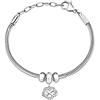 Morellato Drops Bracciale Donna, in Acciaio, Cristalli - SCZ1128