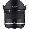 Samyang compatibile con obiettivo grandangolare manuale Canon per full frame e lunghezza focale fissa APS-C EF MF 14mm F2.8 MK2