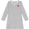 Petit Bateau A0AU5 Camicia Da Notte A Maniche Lunghe Bambina Marshmallow/Smoking 8 Anni