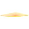 JUSNOVA Bolis Italia BA1E035HI2T1 - Mensola Vitra in vetro temperato di sicurezza, 35 x 35 x 0,6 cm, arancione