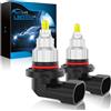 Sycreek Lampadine LED HB3 9005 Fendinebbia,360° 13000LM 3000K Ambra,600% Super Luminosità Lampadine HB3 LED per Auto Anteriore Fendinebbia DRL Plug And Play