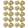 uxcell Sourcingmap - Chiavistello a sfera in ottone per anta dell'armadio, diametro 8 mm, 20 pezzi