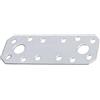 Alberts 839024 Connettore Piatto, Argento