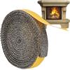 Generic Guarnizione adesiva per stufa, nastro adesivo per , corda piatta per stufe, stufe a legna, ricambio per stufe a legna, per stufe, camini, carbone