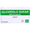 Sofar Spa Glicerolo Adulti 2,250 G Supposte 18 Supposte