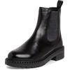 MARCO TOZZI 2-25449-43 Bootie Zip+Slip da Donna, Stivali Chelsea, Nero, 39 EU