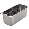LACOR 66175 - Vaschetta, Contenitore, Vassoio in Acciaio Inox 18/10, gelatiera, conserva Gelato, Bordi sagomati, impilabile, Adatta per lavastoviglie, 360 x 165 x 150 mm
