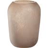 LEONARDO HOME Trogolo 033203 - Vaso da struzzo elegante per fiori e rami, estetica naturale in delicate tonalità della terra, design autentico e versatile, altezza 22 cm, beige, 033203
