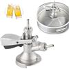 Tissting A-Type Keg Coupler, Rubinetti per Birra in Acciaio Inossidabile | Distributore per Birra alla Spina con Valvola di Sicurezza e Attacco Fusto G5/8, per Impianto Birrario
