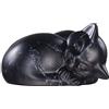 Kriss Art Urne per Animali Domestici Urna per Gatti in cremazione dormiente in Resina Urne cinerarie per Ceneri Urna di Piccoli Animali…