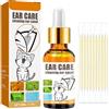 MagiSel Gocce per Acari dell Orecchio, Gocce D'acari, Pulisci Orecchie Cane e Gatto, Detergente per Le Orecchie, Prodotto Efficace per la Cura Contro Acari, Rogna dell Orecchio, Stop Prurito Rimuovere Earwax