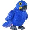 Wild Republic Rainforest Ara Giacinto, Peluche, 11.4 cm, Giocattolo di Peluche, Riempimento con Bottiglie d'Acqua Riciclate Filate, Ecologico