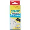 Trodat Kit di ricarica per Timbro Stamp and Stick - con 40 etichette impermeabili, 1 m nastro adesivo per bucato e 1 cartuccia inchiostro tessile nero