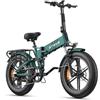 ENGWE Bicicletta Elettrica Pieghevole| 832Wh 16AH Durata 110KM| 20×4.0 Fat Tire|Sensore di Coppia| Sospensione Completa| 8 Velocità| 2024 ENGINE Pro 2.0 (Blu Notte)