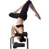 SHIOUCY Panca da yoga a inversione per palestra familiare, con tubo in acciaio PU, colore rosso, colore nero