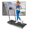 LOTTO Easyrun 200 Tapis roulant elettrico pieghevole,Walking Pad,2.5 CV,max.100kg,design compatto,salvaspazio,Bluetooth Fitshow/Kinomap/Zwift1-10 km/h,110x40 cm, 4 displays LED computer,telecomando
