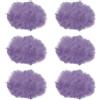 QUARKZMAN Parabrezza per Microfono Peloso 10mm x 55mm Copertura Microfono per Interni Esterni Viola 6 Pezzi