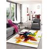 UN AMOUR DE TAPIS Chic Orange Tappeto Belis / Abstract Multicolore 80 x 150 cm