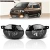 TangMiGe Fendinebbia compatibile con Volkswagen VW Transporter/Multivan T5 09/2009-UP, HB4 12V 51W, 1 Paio (Fumo Nero)