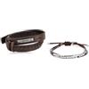 Fossil Bracciale Uomo e Donna Vintage Casual, Doppio Avvolgimento Lunghezza Totale: 480 mm, Bracciale In Pelle Marrone, JF87354040, JA6379040