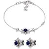 EMPORIO ARMANI 2 Bracciale e orecchini in argento sterling da donna, set