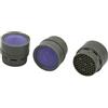 Aexit Inserto per filtro aeratore rubinetto rubinetto in plastica ABS Laminare grigio viola 3pz ID: 982828