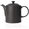 Le Creuset Teiera alta in Gres Vetrificato, 1.3 litri, per 4 Tazze, Nero, 70703130000000