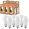 OSRAM Lampada LED LED Superstar Classic A 60 dalla classica forma a lampadina in vetro smerigliato, 3,8 W, 806 lm, attacco E27, 2700 K per luce bianca calda, EEK A, diametro 60 mm, pacco da 6