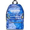 Invicta Zaino Scuola Americano Fantasy, Blu, Zaino Mono Scomparto Con Tasca Porta PC o Tablet, Zaino Superiori, Università e Viaggio, Ragazzo Uomo, Inserti Riflettenti
