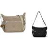 Kipling GABBIE, Borsa a Tracolla, Donna, Beige (True Beige), Taglia unica GABBIE S, Borsa a Tracolla, Donna, Nero (Black Noir), Taglia unica