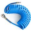TAILONZ PNEUMATIC 5M Tubo a spirale per aria in PU con diametro esterno di 8 mm, (con attacco rapido e nipplo a innesto, materiale del tubo in PU)