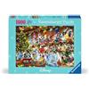 Ravensburger 12000537 - Disney Christmas - puzzle 1000 pezzi - puzzle adulti e ragazzi da 14 anni, puzzle di natale