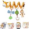TUMAMA KIDS Giraffa Spirale Carrozzina Giocattoli per Bambini, Neonati Seggiolino Auto Giocattoli Culla Passeggino Appeso Giocattoli, Neonato Peluche Sonaglio Sensoriale Giocattolo Regalo per Bambini e Bambine