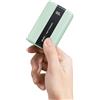 VRURC Power Bank 20000mAh, Piccola USB C Power Bank a ricarica rapida Mini batteria esterna da 22,5W Batteria ma potente Caricatore portatile compatibile con iPhone Tablet Huawei ecc(Verde)